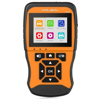 KOLSOL KS501 New Generation OBDII & EOBD Scan Tool for Universal Vehicles Automotive Scanner Diagnostic Tool
KOLSOL KS501 New Generation OBDII & EOBD Scan Tool for Universal Vehicles Automotive Scanner Diagnostic Tool