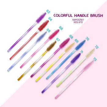 50pc Disposable Mascara Wands Colorful Silicone Mascara Wands Lash brushes Applicator Lashes Brush Eyelash Extension Makeup Tool
50pc Disposable Mascara Wands Colorful Silicone Mascara Wands Lash brushes Applicator Lashes Brush Eyelash Extension Makeup Tool