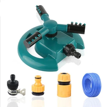 360 Degree Rotating Garden Automatic Water Sprinkler 3 Nozzle Watering Grass Lawn Yard Irrigation System Pipe Tools Set
360 Degree Rotating Garden Automatic Water Sprinkler 3 Nozzle Watering Grass Lawn Yard Irrigation System Pipe Tools Set