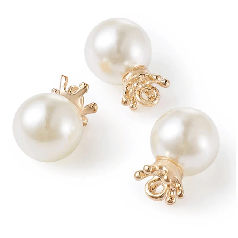Alloy Pendants with ABS Plastic Imitation Pearl Beads Small Pendant Charms for Jewelry Making DIY Earring Findings Light Golden
Alloy Pendants with ABS Plastic Imitation Pearl Beads Small Pendant Charms for Jewelry Making DIY Earring Findings Light Golden