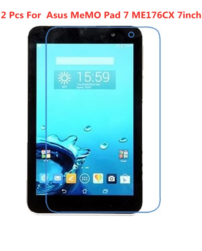 2 шт. защитное закаленное стекло для Asus MeMO Pad 7 ME176CX ME176 Pad7 дюймов | Компьютеры и офис