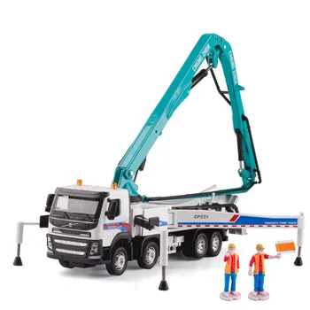 1:50 Alloy Model Car Concrete Pump Truck Engineering Vehicle Model with Sound and Light Model Building Kits - Green
1:50 Alloy Model Car Concrete Pump Truck Engineering Vehicle Model with Sound and Light Model Building Kits - Green