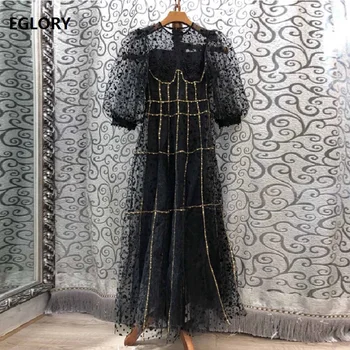 Black Mesh Long Dress 2019 Autumn Evening Party Women Golden Sequined Strip Patchwork Sexy Long Maxi Dress Vestidos Longo Festa
Black Mesh Long Dress 2019 Autumn Evening Party Women Golden Sequined Strip Patchwork Sexy Long Maxi Dress Vestidos Longo Festa