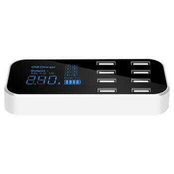 Quick Charge Smart 8 Port 2.4A 12/24V 40W USB Phone IPhone UNIVERSAL Charger Power Adapter Station LCD Display With LED
Quick Charge Smart 8 Port 2.4A 12/24V 40W USB Phone IPhone UNIVERSAL Charger Power Adapter Station LCD Display With LED