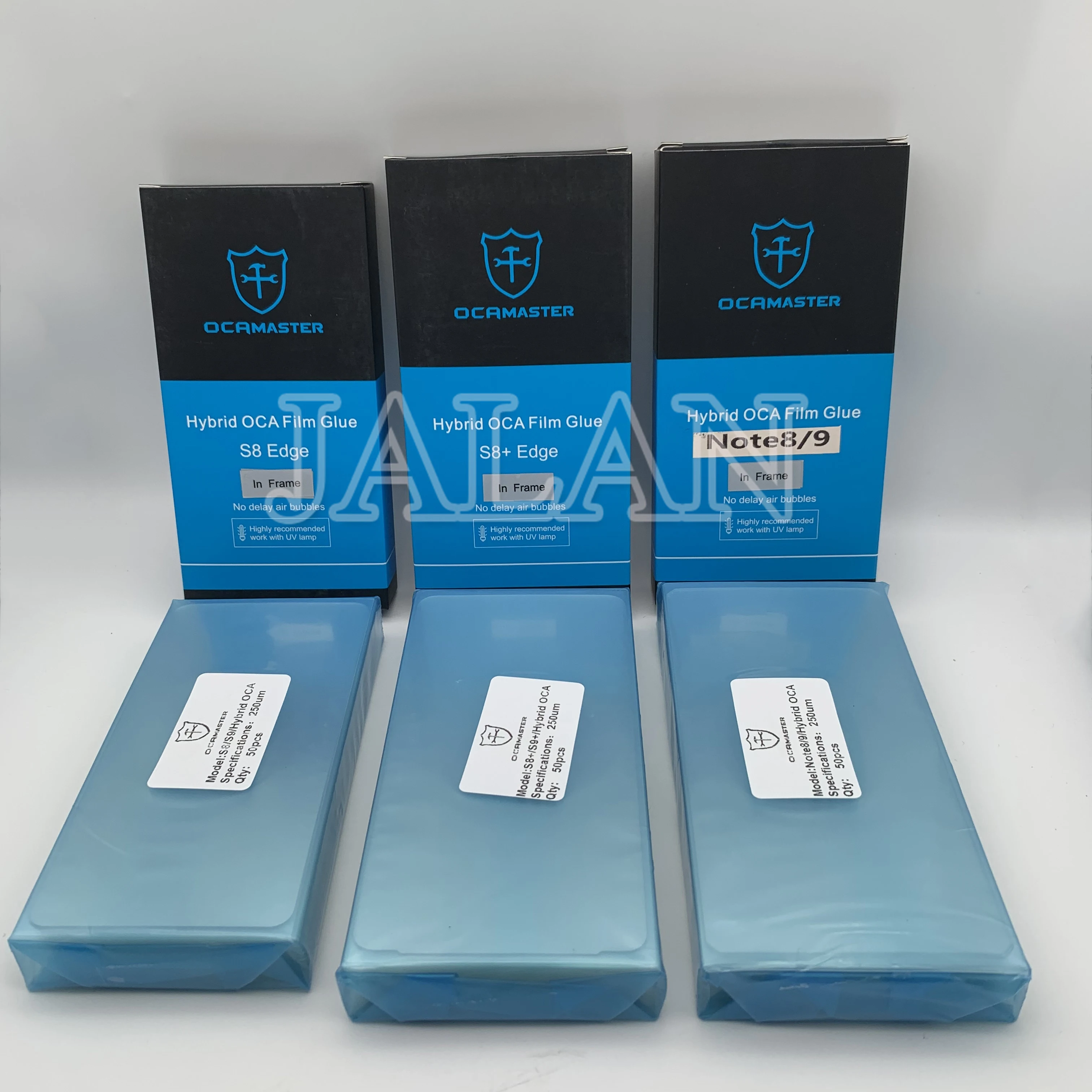 OCA Master inframe 250um new material OCA glue for Samsung s7 edge s8 s9 plus Note 8 lcd display in frame laminating repair
OCA Master inframe 250um new material OCA glue for Samsung s7 edge s8 s9 plus Note 8 lcd display in frame laminating repair