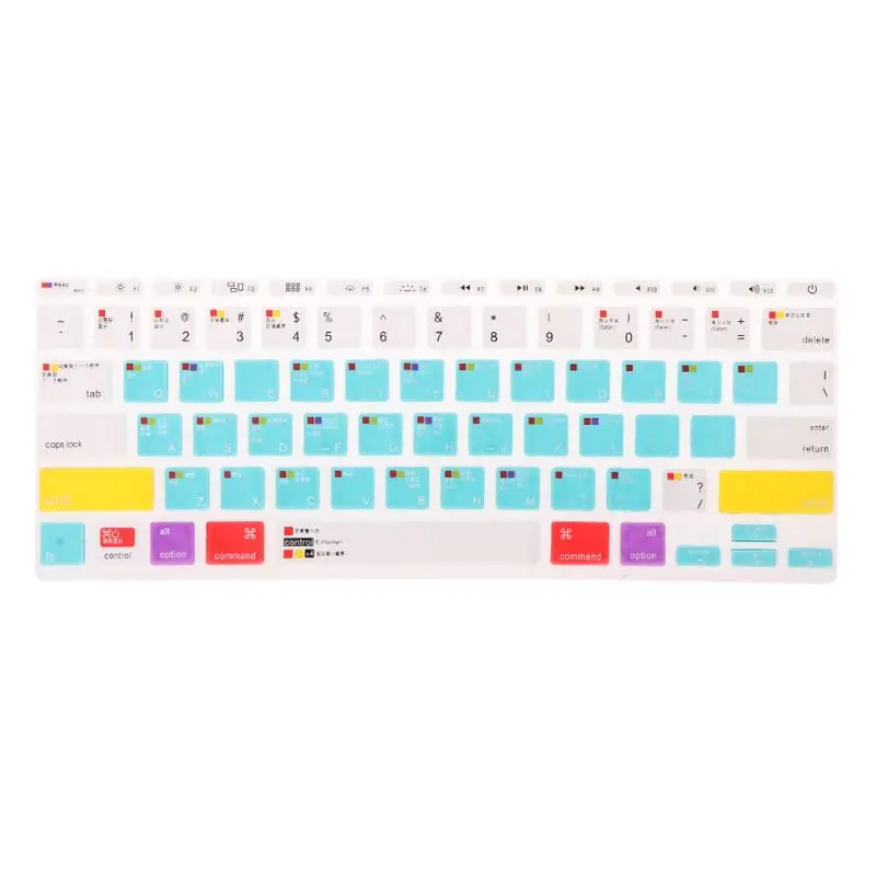 Common Colorful Silicone Keyboard Skin Cover Sticker for 12" MacBook Laptop Notebook Computer Protector
Common Colorful Silicone Keyboard Skin Cover Sticker for 12" MacBook Laptop Notebook Computer Protector