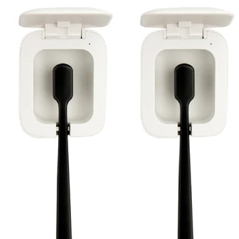 2Pcs UV Light Disinfector Single Toothbrush Box USB Charging Antibacteria Ultraviolet Punch-Free Toothbrush Holder
2Pcs UV Light Disinfector Single Toothbrush Box USB Charging Antibacteria Ultraviolet Punch-Free Toothbrush Holder