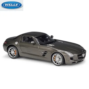 WELLY 1:18 GTA MERED BNZ SLS AMG Supercar Simulation Alloy Car Sports Car Model Collection Gift Ornaments for Kids Toy Vehicles
WELLY 1:18 GTA MERED BNZ SLS AMG Supercar Simulation Alloy Car Sports Car Model Collection Gift Ornaments for Kids Toy Vehicles
