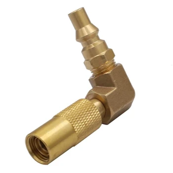 1/4" /3/8"RV Quick Connect Adapter Fitting with Elbow for Blackstone 17" and 22"Propane Gas Tabletop Camping Grill
1/4" /3/8"RV Quick Connect Adapter Fitting with Elbow for Blackstone 17" and 22"Propane Gas Tabletop Camping Grill