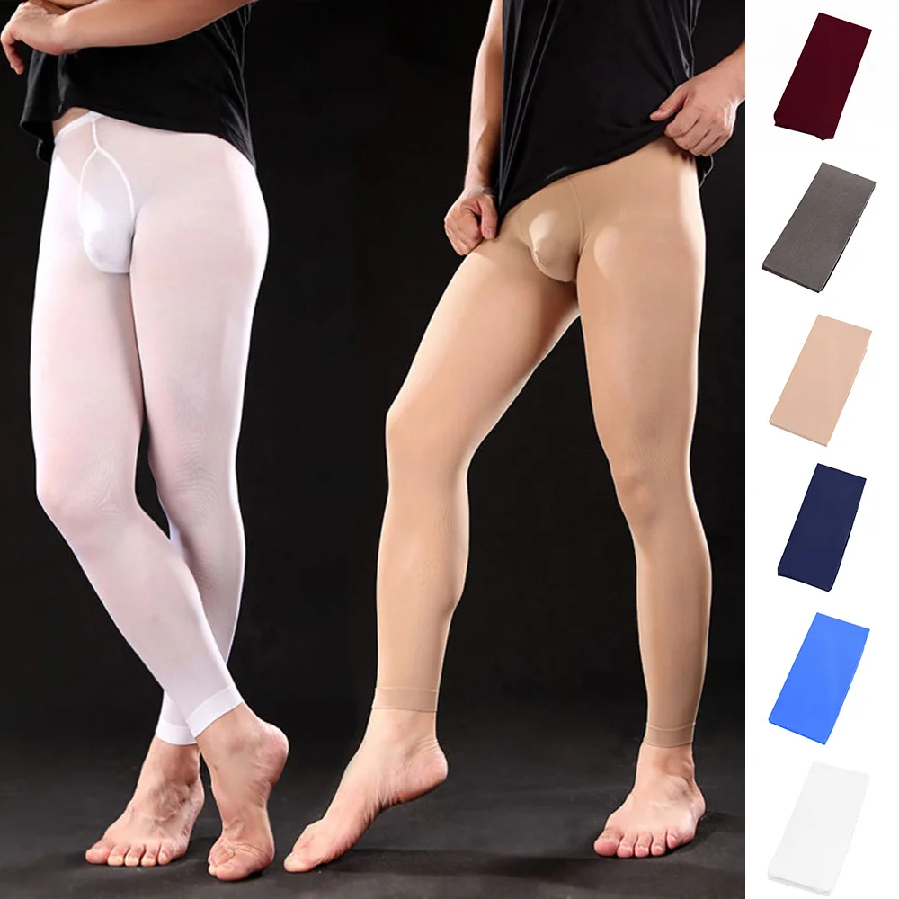 Men Elastic Fashion Casual Summer Slim Pouch Underwear Solid Color Soft Pantynose Leggings Male Sexy Sissy See Through Panties
Men Elastic Fashion Casual Summer Slim Pouch Underwear Solid Color Soft Pantynose Leggings Male Sexy Sissy See Through Panties