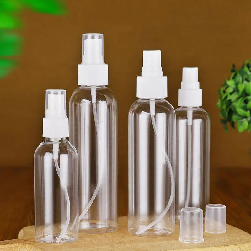 5Pcs Transparent Empty Spray Bottles 50ml/100ml Plastic Travel Portable Mini Refillable Container Empty Cosmetic Containers
5Pcs Transparent Empty Spray Bottles 50ml/100ml Plastic Travel Portable Mini Refillable Container Empty Cosmetic Containers
