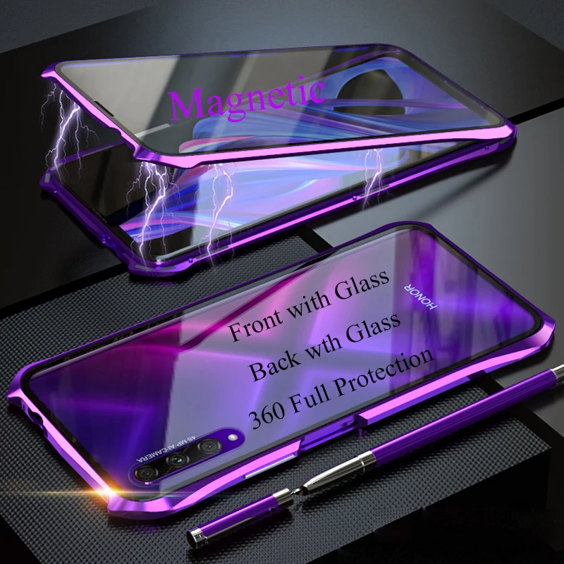 For Huawei Honor 9X Pro Magnetic Case 360 Front+Back double-sided Tempered Glass Case for Huawei Honor 9X Metal Cover Case
For Huawei Honor 9X Pro Magnetic Case 360 Front+Back double-sided Tempered Glass Case for Huawei Honor 9X Metal Cover Case