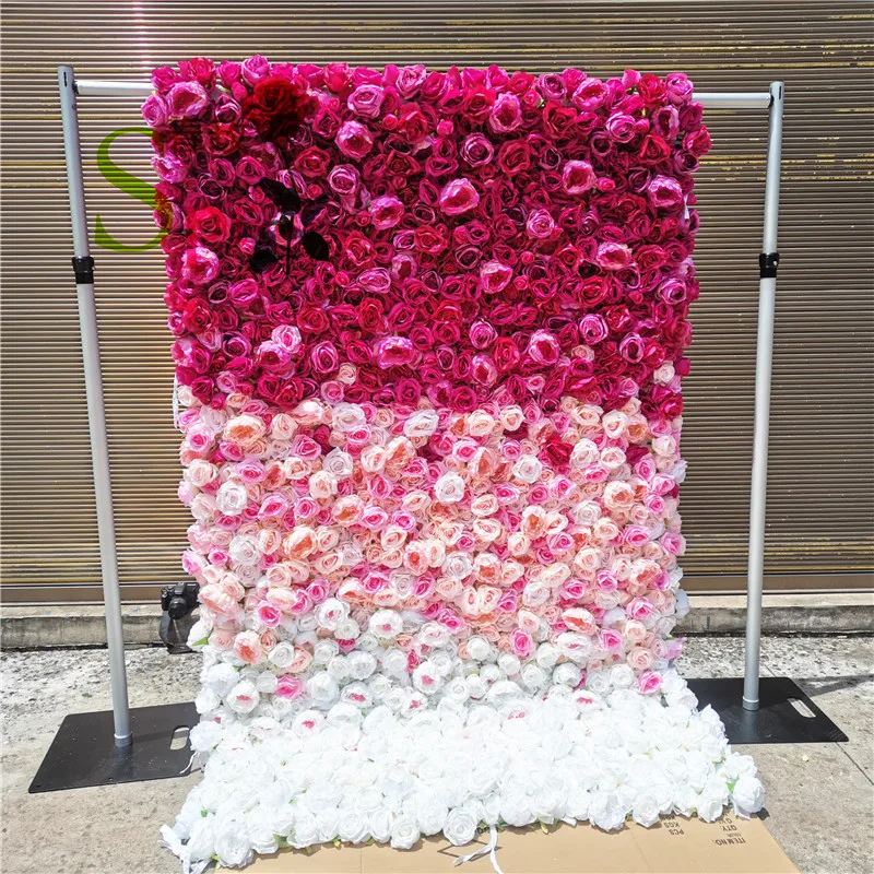 

SPR adjustable metal flower wall backdrop stand quality event wedding aluminum backdrop stand
