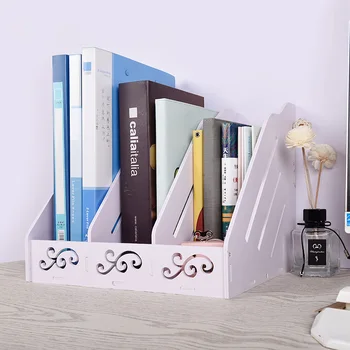 Office Desktop Storage Shelf Folder wen jian lan Information Rack Three Creative Book Stand Bookshelf File Storage
Office Desktop Storage Shelf Folder wen jian lan Information Rack Three Creative Book Stand Bookshelf File Storage