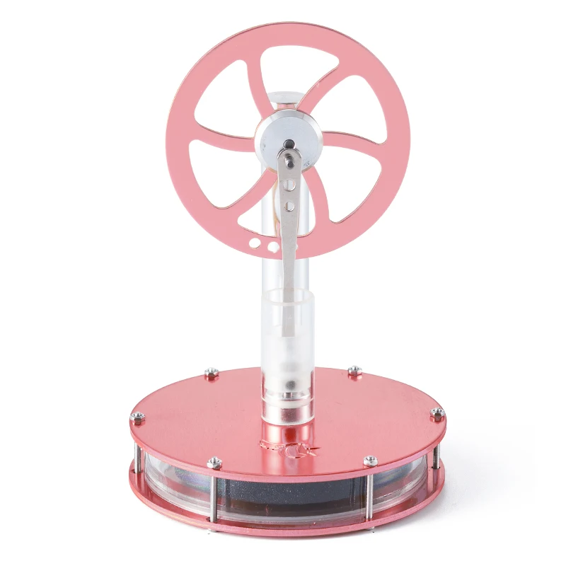 Stirling low temperature differential hot air engine principle engine model metal color craft toys 
Stirling low temperature differential hot air engine principle engine model metal color craft toys