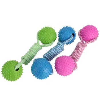 Rope Funny Dogs Training Bite Toys Ball Interactive Chew Puppy Supplies Tooth Cleaning Durable Speelgoed Dog Product DD60WJ
Rope Funny Dogs Training Bite Toys Ball Interactive Chew Puppy Supplies Tooth Cleaning Durable Speelgoed Dog Product DD60WJ
