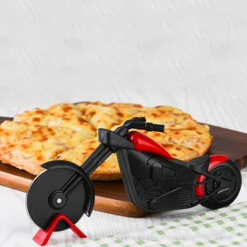 High Quality Motorcycle Pizza Cutter Pizza Wheel Roller Tool Bicycle Pizza Knives Kitchen Cut Tools Stainless Steel Pizza Cutter
High Quality Motorcycle Pizza Cutter Pizza Wheel Roller Tool Bicycle Pizza Knives Kitchen Cut Tools Stainless Steel Pizza Cutter