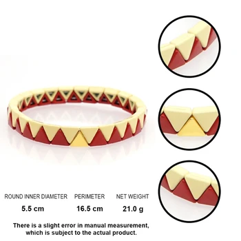6Pc Bohemian Elastic Stretch Colorful Tile Enamel Bracelet Kit Stackable Jewelry X7JB
6Pc Bohemian Elastic Stretch Colorful Tile Enamel Bracelet Kit Stackable Jewelry X7JB