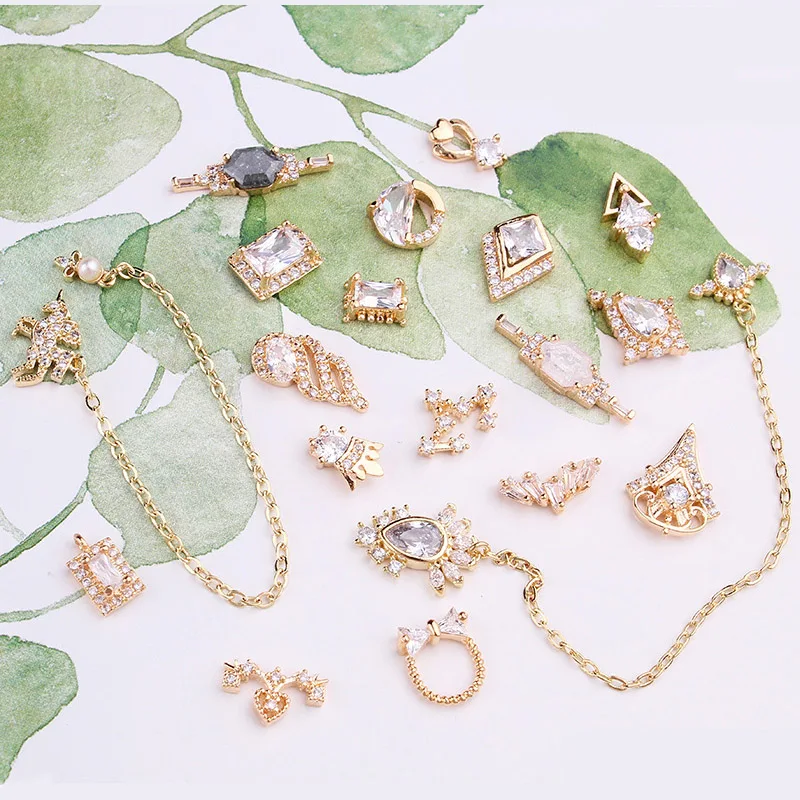 Manicure zircon new chain diamond zircon unicorn jewe Nail Art DIY Rhinestone Decoration metal nail art accessories nail jewelry
Manicure zircon new chain diamond zircon unicorn jewe Nail Art DIY Rhinestone Decoration metal nail art accessories nail jewelry