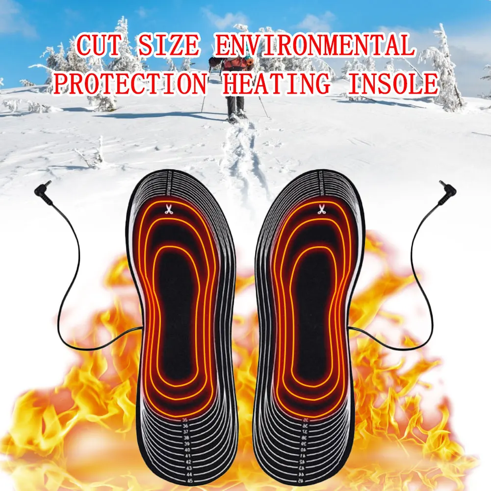 USB Heated Shoe Insoles Electric Foot Warming Pad Feet Warmer Sock Pad Mat Winter Outdoor Sports Heating Insoles Winter Warm
USB Heated Shoe Insoles Electric Foot Warming Pad Feet Warmer Sock Pad Mat Winter Outdoor Sports Heating Insoles Winter Warm