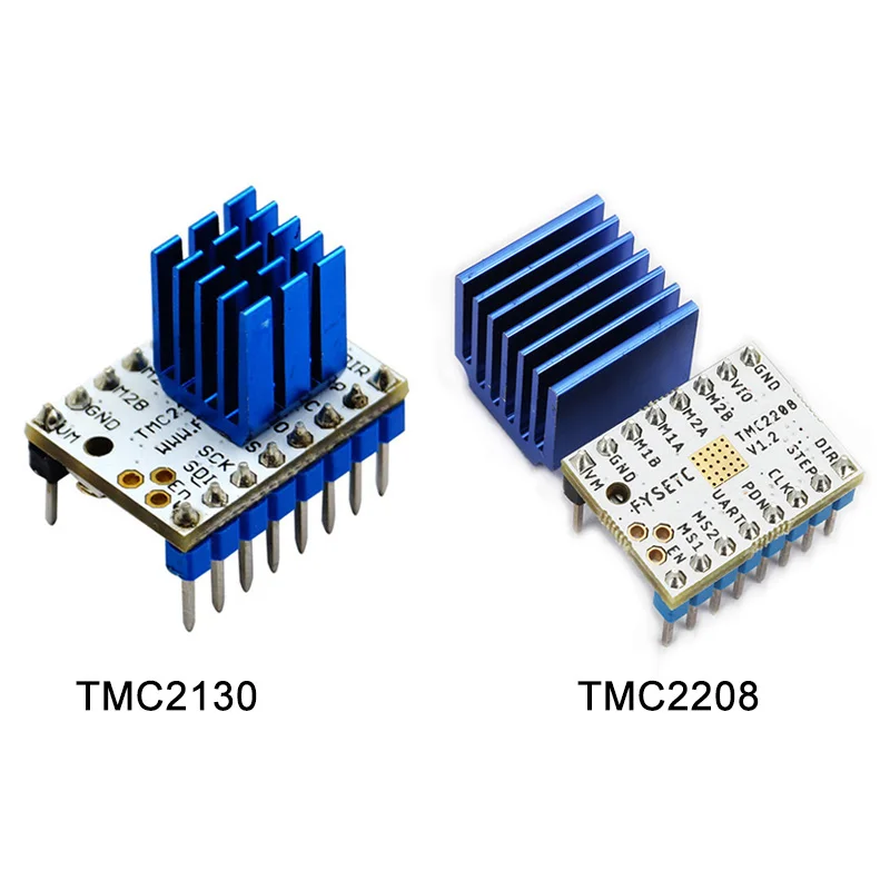 TMC 2130/2208 Stepstick Stepper Motor Driver Module+Heat Sink for 3D Printer PUO88
TMC 2130/2208 Stepstick Stepper Motor Driver Module+Heat Sink for 3D Printer PUO88