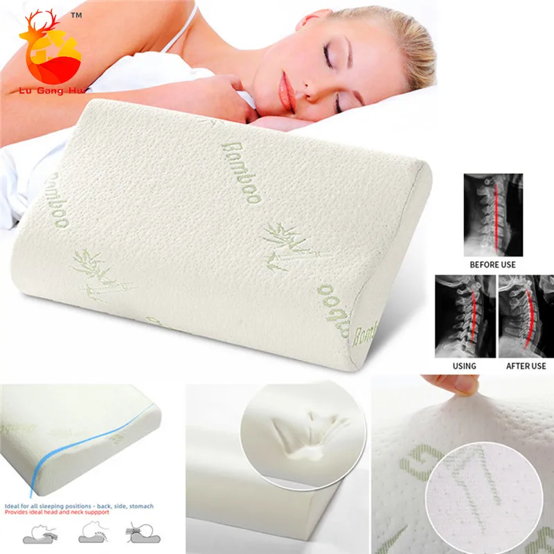 Sleeping Bammbo Memory Foam Pillow Orthopedic Pillow Latex Neck Pillow Fiber Slow Rebound Soft Pillow Massager Neck Protection
Sleeping Bammbo Memory Foam Pillow Orthopedic Pillow Latex Neck Pillow Fiber Slow Rebound Soft Pillow Massager Neck Protection