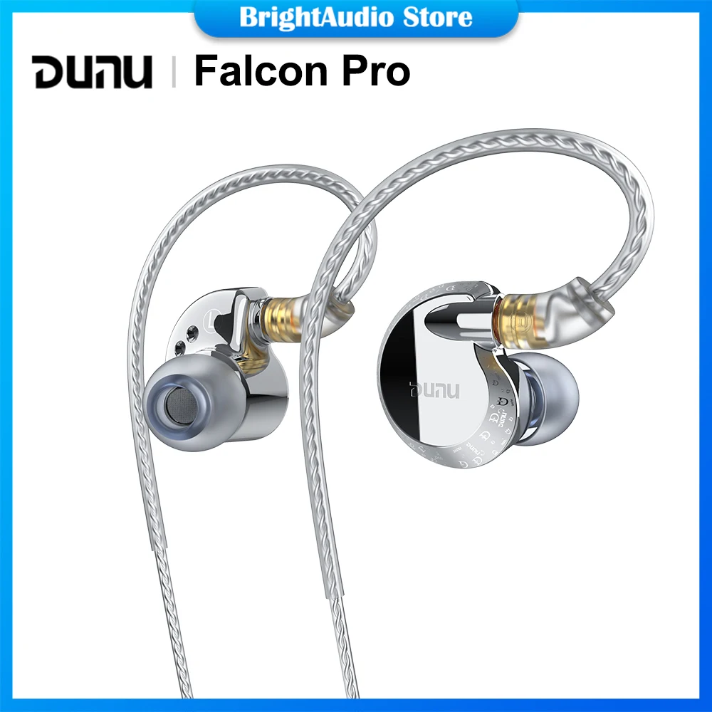 DUNU FALCON Pro 1DD 10 мм ECLIPSE Динамический драйвер наушники-вкладыши IEM с 2 5/3 5/4 4 3 вилки MMCX