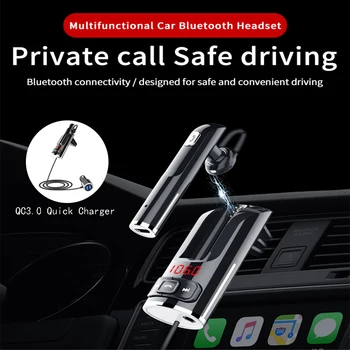 BC46 Car FM Transmitter Bluetooth 5.0 QC3.0 Quick Charger Handsfree FM Modulator Auto MP3 Player AUX Audio Play Car Accessories
BC46 Car FM Transmitter Bluetooth 5.0 QC3.0 Quick Charger Handsfree FM Modulator Auto MP3 Player AUX Audio Play Car Accessories