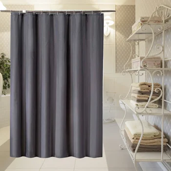 1pc Shower Curtain Solid Color Waterproof Decoration Partition Curtain for Hotel
1pc Shower Curtain Solid Color Waterproof Decoration Partition Curtain for Hotel