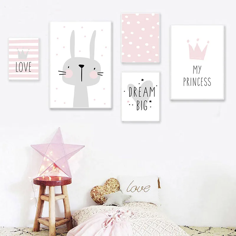 Kawaii Rabbit Canvas Art Poster Nursery Sample Minimalist Print Wall Painting Nordic Kid Decoration Picture Baby Bedroom Decor
Kawaii Rabbit Canvas Art Poster Nursery Sample Minimalist Print Wall Painting Nordic Kid Decoration Picture Baby Bedroom Decor