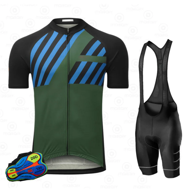 

2021 Cycling Jersey Short Sleeve Bicycle Clothes MTB Bike Wear Male Breathable Racing Bicycle Jersey Tops Men Shorts