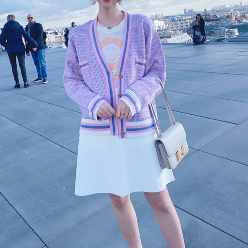 2020 New Spring Women Knitted Coat Sweater Ladies Long Sleeve V Neck Cardigan Female Outerwear Jacket Knitwear Top Fashion
2020 New Spring Women Knitted Coat Sweater Ladies Long Sleeve V Neck Cardigan Female Outerwear Jacket Knitwear Top Fashion