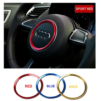 Car Accessories Aluminum alloy Steering Wheel Ring for Audi a3 8p a4L a5 a6L Car Stickers for Steering Wheel Interior decoration
Car Accessories Aluminum alloy Steering Wheel Ring for Audi a3 8p a4L a5 a6L Car Stickers for Steering Wheel Interior decoration