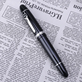 New Jinhao 159 Black And Silver M Nib Fountain Pen Thick G6DD 
New Jinhao 159 Black And Silver M Nib Fountain Pen Thick G6DD