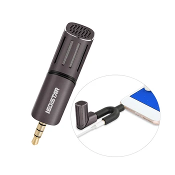 

Mini Singing Recording Microphone Mic Omnidirectional 3.5mm TRRS Gold-plated Plug for iPhone Android Smartphones Stabilizers