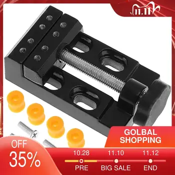 Mini Black Aluminum Alloy Jaw Bench Clamp Drill Press Vice Micro Clip for Clamping Table / Water Pump Bench Clamp Hardware
Mini Black Aluminum Alloy Jaw Bench Clamp Drill Press Vice Micro Clip for Clamping Table / Water Pump Bench Clamp Hardware