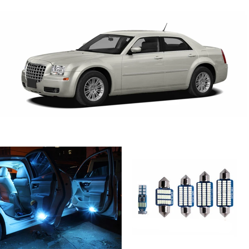 11pcs Canbus Error Free White Led Interior Package Kits Lights Lamp Map Dome License Plate Bulb For Chrysler 300 300C 2005-2010
11pcs Canbus Error Free White Led Interior Package Kits Lights Lamp Map Dome License Plate Bulb For Chrysler 300 300C 2005-2010