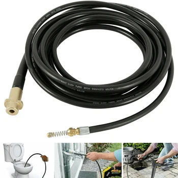 1pc 6/8/10/15M Washer Pipe High Pressure Washing Machine Hose Sewage Sewer Dredging Cleaning Hose Compatible for Karcher K
1pc 6/8/10/15M Washer Pipe High Pressure Washing Machine Hose Sewage Sewer Dredging Cleaning Hose Compatible for Karcher K