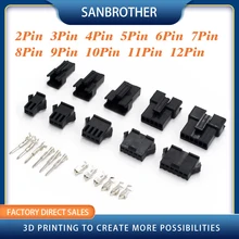 3D Printer connectors SM2/3/4/5/6/7/8/9/10/11/12 Pin Pitch 2.54MM Female and Male Housing + terminals SM-2P SM-2R JST SM2.54
3D Printer connectors SM2/3/4/5/6/7/8/9/10/11/12 Pin Pitch 2.54MM Female and Male Housing + terminals SM-2P SM-2R JST SM2.54