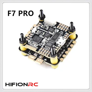 HIFIONRC Flight controller F7 Pro F722 Blheli-32 32bit ESC 55A fly tower stack for FPV Racing RC Drone 
HIFIONRC Flight controller F7 Pro F722 Blheli-32 32bit ESC 55A fly tower stack for FPV Racing RC Drone