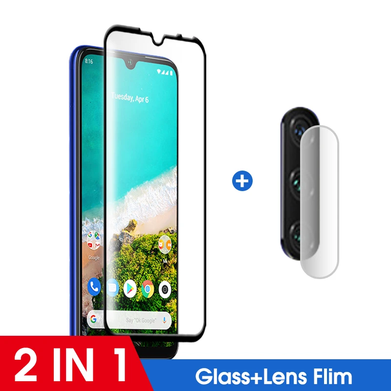 2-in-1 Camera Lens Glass For Xiaomi mi A3 A2 Lite Tempered Glass Screen Protector For Xiaomi A3 A2 lite Protective Glass Flim
2-in-1 Camera Lens Glass For Xiaomi mi A3 A2 Lite Tempered Glass Screen Protector For Xiaomi A3 A2 lite Protective Glass Flim