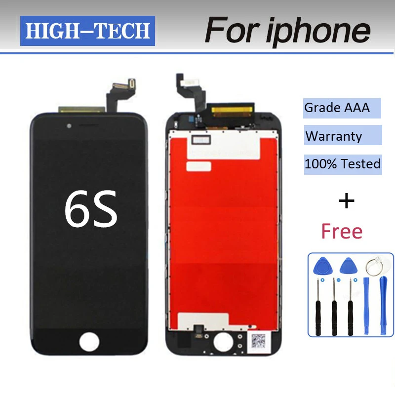 Горячая Распродажа китайский завод сменный ЖК дисплей для iPhone 6S черный белый с