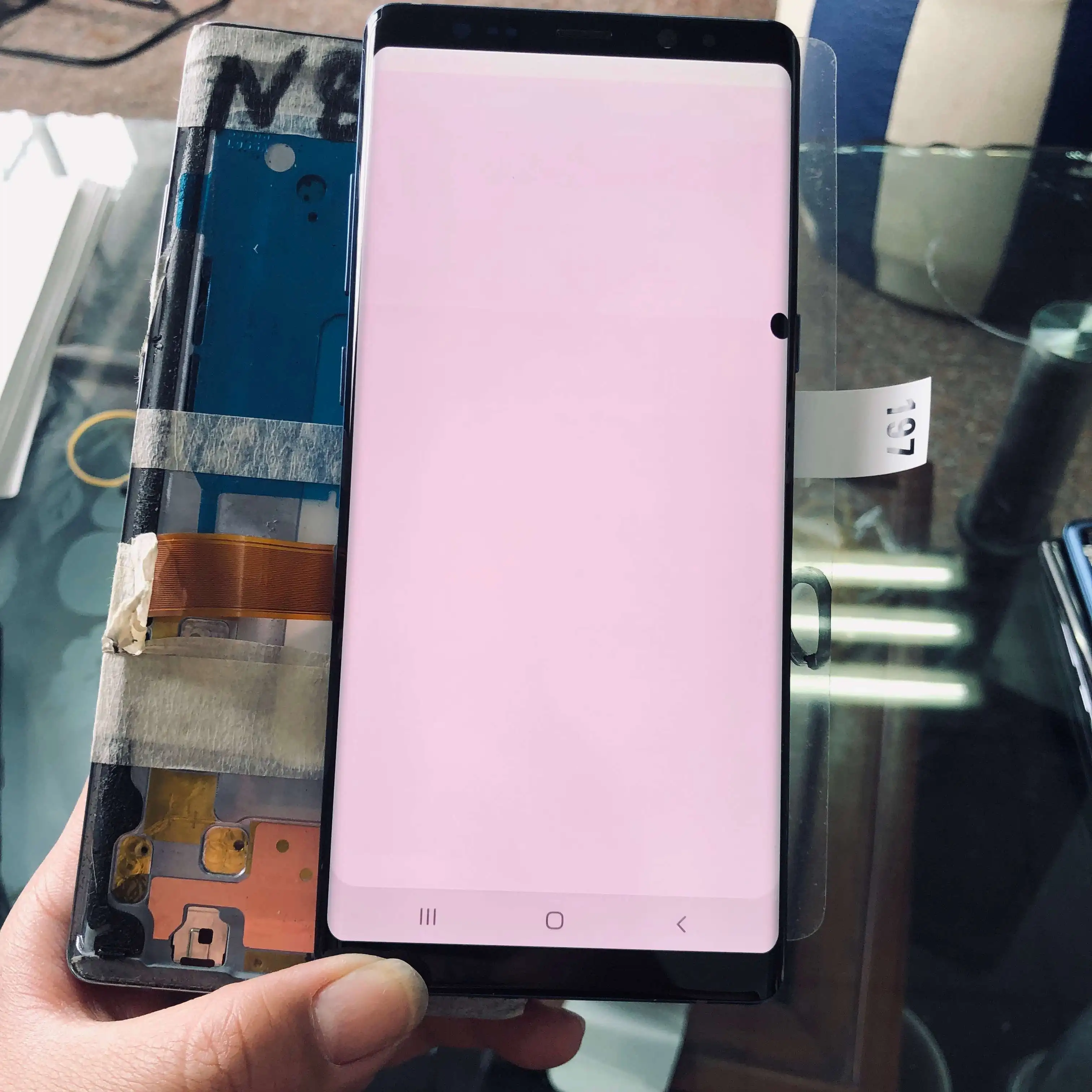 ЖК дисплей для Samsung Galaxy Note 8 N950 N950F с точечным + большим сгоранием оригинальный Amoled