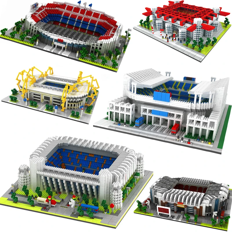 Great Football Stadium Field Gym Model Building Block Sets Architecture Spain England Soccer Club Gymnasium
Great Football Stadium Field Gym Model Building Block Sets Architecture Spain England Soccer Club Gymnasium