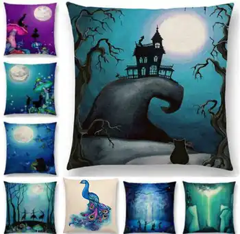 Animal Cat Moon Pattern Pillow Case Cotton Linen Cushion Cover Waist Cover Home Sofa Decor
Animal Cat Moon Pattern Pillow Case Cotton Linen Cushion Cover Waist Cover Home Sofa Decor