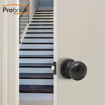 Probric Interior door locks handle set Front back Round knobs lock cylinder latch Rotation Lock levers Bedroom wooden gate Locks
Probric Interior door locks handle set Front back Round knobs lock cylinder latch Rotation Lock levers Bedroom wooden gate Locks