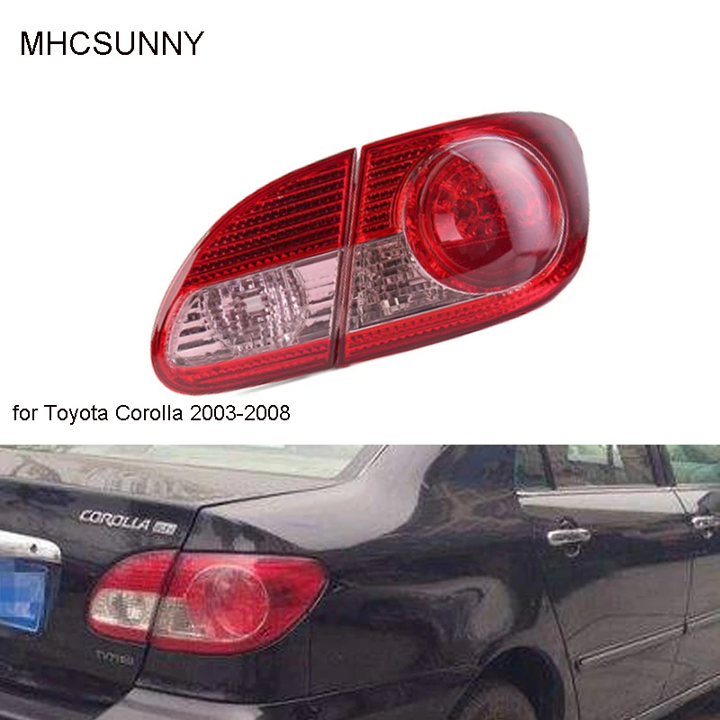 Задний фонарь задний стоп-сигнал красная крышка для Toyota Corolla 2003-2008 Стайлинг