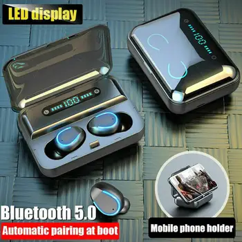 Bluetooth Earphones TWS Wireless Headset Digital Power Display Support Binaural Call Sports Headphone with 2000mAh Charging Case
Bluetooth Earphones TWS Wireless Headset Digital Power Display Support Binaural Call Sports Headphone with 2000mAh Charging Case