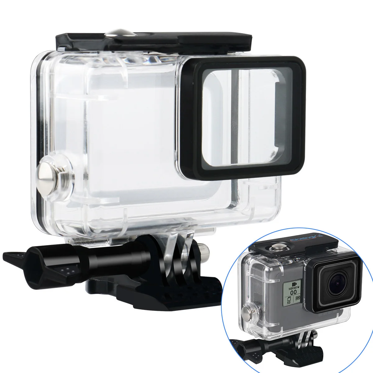 Underwater Diving 40M Waterproof Protective Case Cover Shell Housing with Base Adaptor Cage For Gopro Hero 5 6 7 Action Camera
Underwater Diving 40M Waterproof Protective Case Cover Shell Housing with Base Adaptor Cage For Gopro Hero 5 6 7 Action Camera