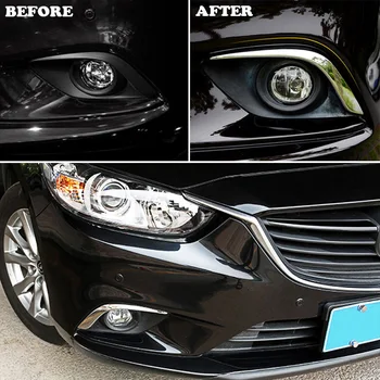 Chrome Fog Light Cover Front Lamp Strip Silver Plastic Replacement 2014-2016 Accessories For Mazda 6 Atenza Gj
Chrome Fog Light Cover Front Lamp Strip Silver Plastic Replacement 2014-2016 Accessories For Mazda 6 Atenza Gj
